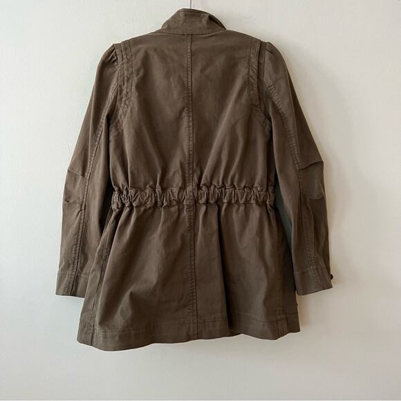 Rebecca Taylor La Vie Stretch Twill Utility Coat - Picture 9 of 9